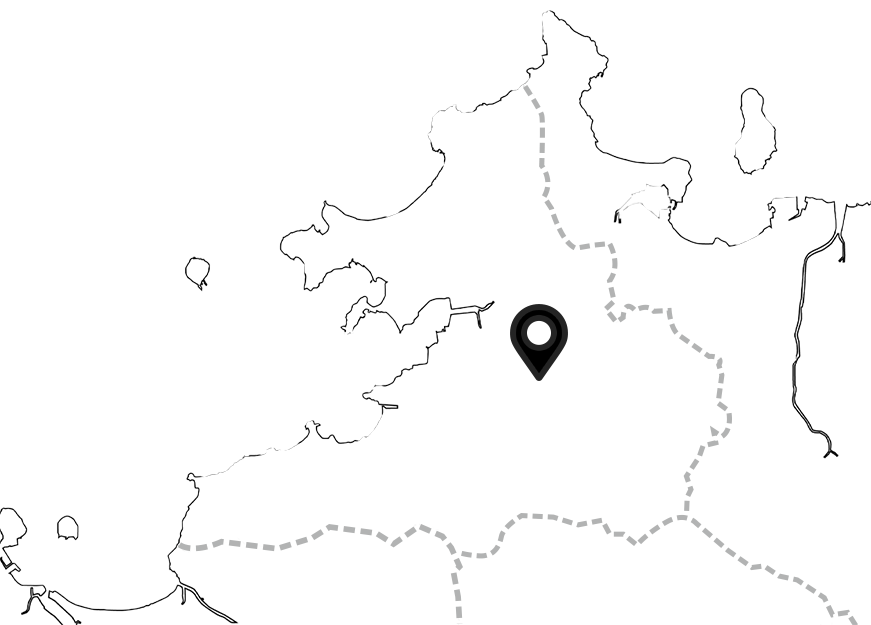 糸島のMAPイラスト